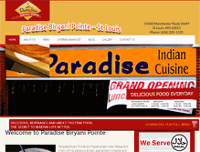 Tablet Screenshot of paradisestl.com